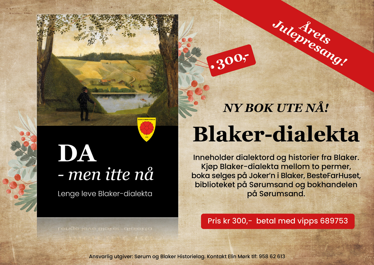 Nå er dialektboka «Da – men itte nå» kommet! 