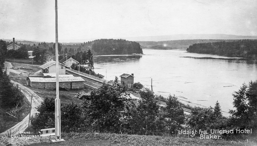 APRIL-bildet viser utsikt fra Ullerud hotel